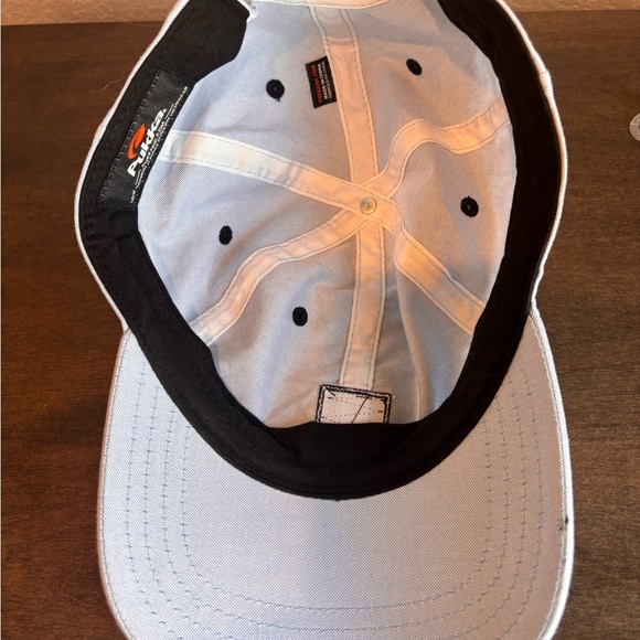 Light Blue Minimalist Hat with Curved Brim and Ventilation - Picture 5 of 5